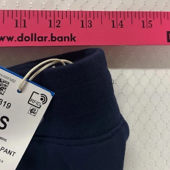 ADIDAS 3 Stripe Fleece Jogger Pants Adicolor Size S Mens Indigo Navy IM9319 NWT - Picture 8 of 13